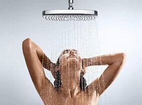 With the help of the shower, you can make a massage that enlarges the bust