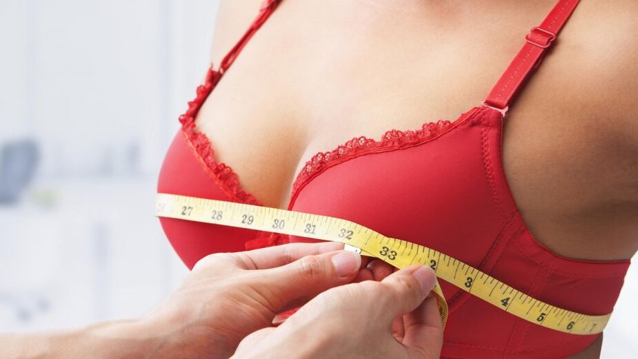 Volume of breast